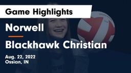 Norwell  vs Blackhawk Christian Game Highlights - Aug. 22, 2022