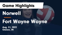 Norwell  vs Fort Wayne Wayne Game Highlights - Aug. 31, 2022