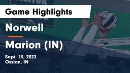 Norwell  vs Marion  (IN) Game Highlights - Sept. 13, 2022
