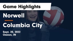 Norwell  vs Columbia City  Game Highlights - Sept. 20, 2022