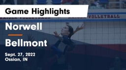 Norwell  vs Bellmont  Game Highlights - Sept. 27, 2022