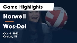 Norwell  vs Wes-Del  Game Highlights - Oct. 8, 2022