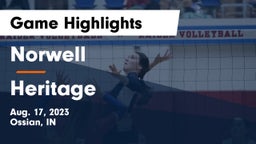 Norwell  vs Heritage  Game Highlights - Aug. 17, 2023