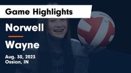 Norwell  vs Wayne  Game Highlights - Aug. 30, 2023