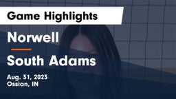 Norwell  vs South Adams Game Highlights - Aug. 31, 2023