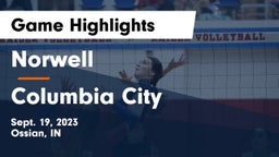 Norwell  vs Columbia City  Game Highlights - Sept. 19, 2023