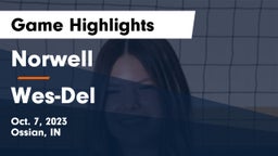 Norwell  vs Wes-Del Game Highlights - Oct. 7, 2023