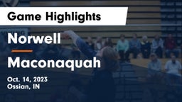 Norwell  vs Maconaquah  Game Highlights - Oct. 14, 2023