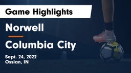 Norwell  vs Columbia City  Game Highlights - Sept. 24, 2022