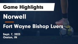Norwell  vs Fort Wayne Bishop Luers Game Highlights - Sept. 7, 2023