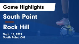 South Point  vs Rock Hill  Game Highlights - Sept. 16, 2021