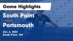 South Point  vs Portsmouth Game Highlights - Oct. 6, 2022