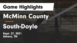 McMinn County  vs South-Doyle  Game Highlights - Sept. 27, 2021