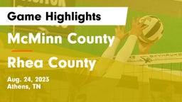 McMinn County  vs Rhea County  Game Highlights - Aug. 24, 2023