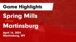 Spring Mills  vs Martinsburg  Game Highlights - April 16, 2024