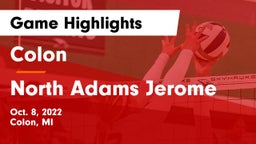 Colon  vs North Adams Jerome Game Highlights - Oct. 8, 2022