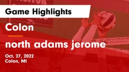 Colon  vs north adams jerome Game Highlights - Oct. 27, 2022