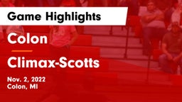 Colon  vs ******-Scotts  Game Highlights - Nov. 2, 2022