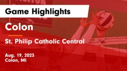 Colon  vs St. Philip Catholic Central  Game Highlights - Aug. 19, 2023