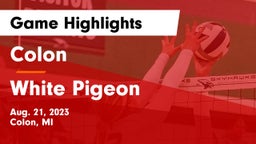 Colon  vs White Pigeon  Game Highlights - Aug. 21, 2023