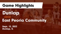 Dunlap  vs East Peoria Community  Game Highlights - Sept. 13, 2022