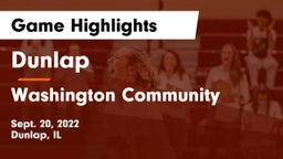 Dunlap  vs Washington Community  Game Highlights - Sept. 20, 2022
