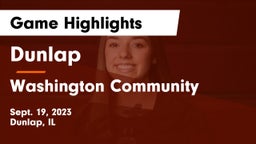 Dunlap  vs Washington Community  Game Highlights - Sept. 19, 2023