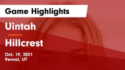 Uintah  vs Hillcrest   Game Highlights - Oct. 19, 2021
