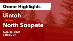 Uintah  vs North Sanpete Game Highlights - Aug. 20, 2022