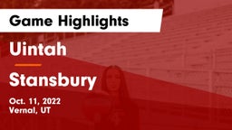 Uintah  vs Stansbury  Game Highlights - Oct. 11, 2022