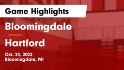 Bloomingdale  vs Hartford  Game Highlights - Oct. 24, 2022