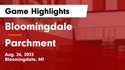 Bloomingdale  vs Parchment  Game Highlights - Aug. 26, 2023
