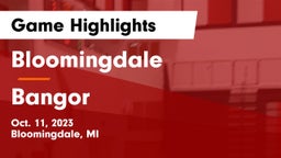 Bloomingdale  vs Bangor  Game Highlights - Oct. 11, 2023