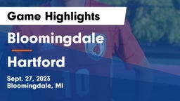 Bloomingdale  vs Hartford  Game Highlights - Sept. 27, 2023