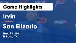 Irvin  vs San Elizario  Game Highlights - Nov. 23, 2021