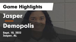 Jasper  vs Demopolis  Game Highlights - Sept. 10, 2022