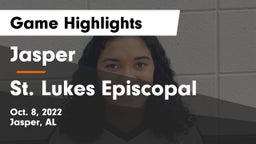 Jasper  vs St. Lukes Episcopal  Game Highlights - Oct. 8, 2022