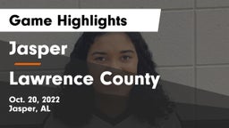 Jasper  vs Lawrence County  Game Highlights - Oct. 20, 2022
