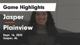 Jasper  vs Plainview  Game Highlights - Sept. 16, 2023