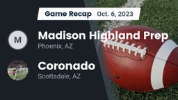 Recap: Madison Highland Prep vs. Coronado  2023