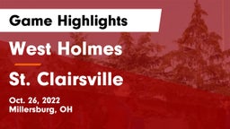 West Holmes  vs St. Clairsville  Game Highlights - Oct. 26, 2022
