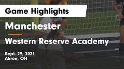 Manchester  vs Western Reserve Academy Game Highlights - Sept. 29, 2021
