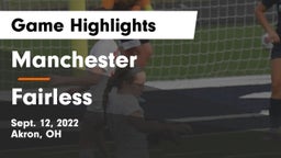 Manchester  vs Fairless  Game Highlights - Sept. 12, 2022