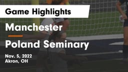 Manchester  vs Poland Seminary  Game Highlights - Nov. 5, 2022