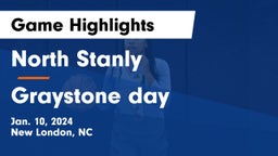 North Stanly  vs Graystone day  Game Highlights - Jan. 10, 2024