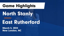 North Stanly  vs East Rutherford  Game Highlights - March 5, 2024