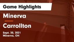 Minerva  vs Carrollton  Game Highlights - Sept. 30, 2021