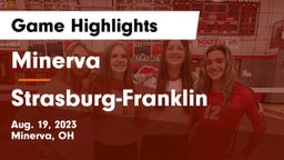 Minerva  vs Strasburg-Franklin  Game Highlights - Aug. 19, 2023