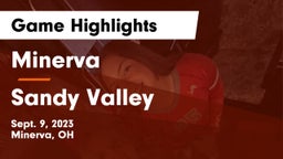 Minerva  vs Sandy Valley  Game Highlights - Sept. 9, 2023