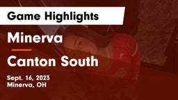 Minerva  vs Canton South  Game Highlights - Sept. 16, 2023